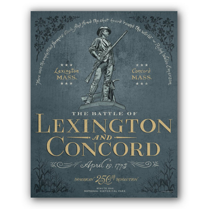 The Battle of Lexington and Concord 11x14 Fine Art Print