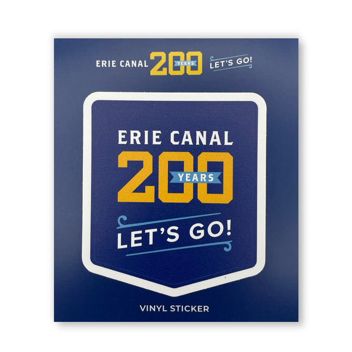 Erie Canal Bicentennial Vinyl Sticker