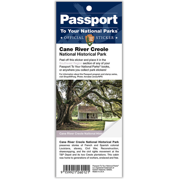 Cane River Creole NHP Passport Sticker