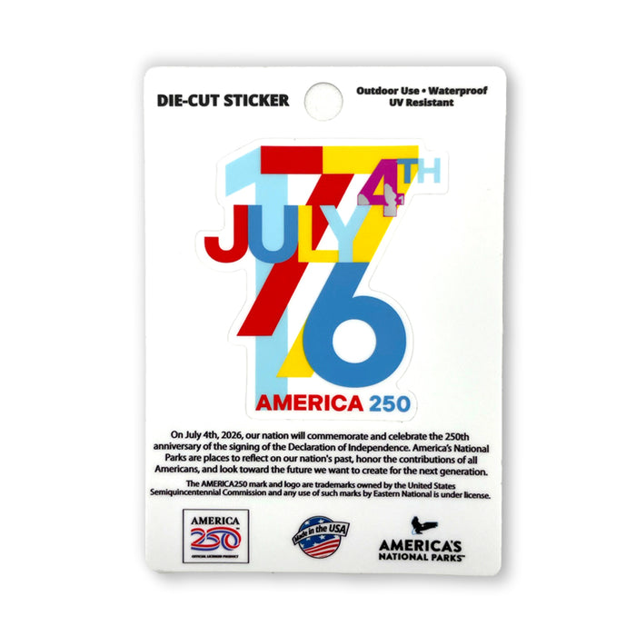 America 250™ Pop Art Die Cut Sticker