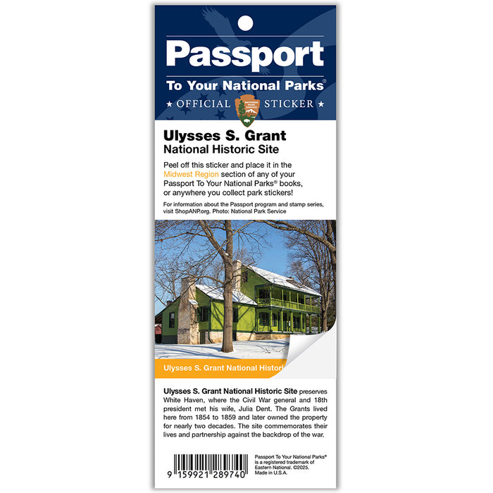Ulysses S. Grant NHS Passport Sticker