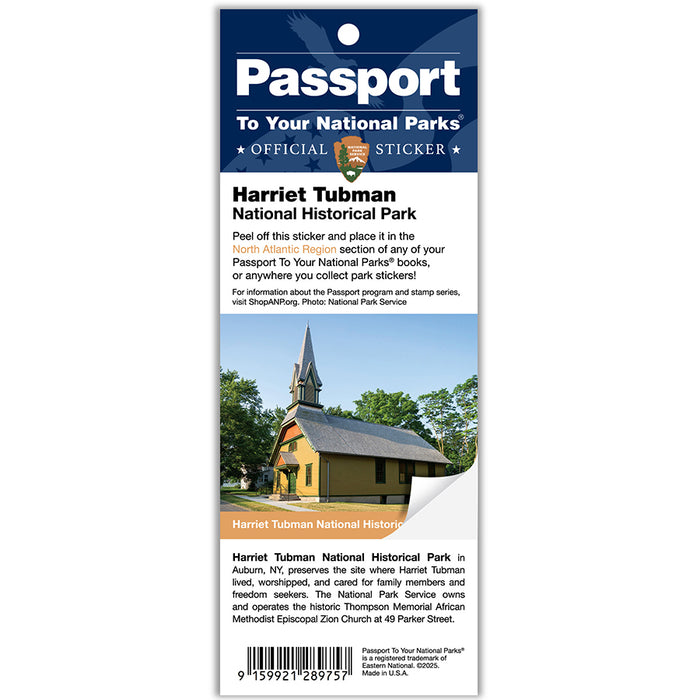 Harriet Tubman NHP Passport Sticker