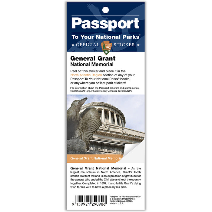 General Grant N MEM Passport Sticker