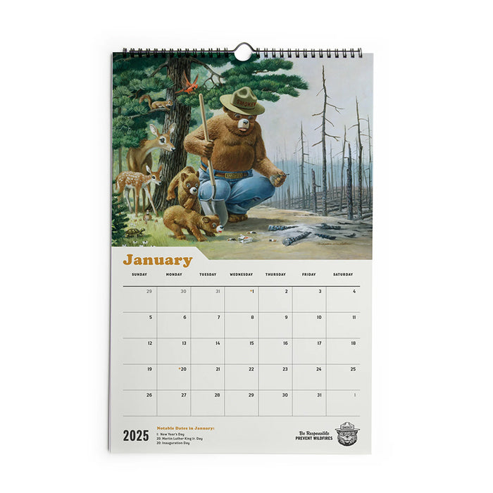 2025 Smokey Bear Calendar
