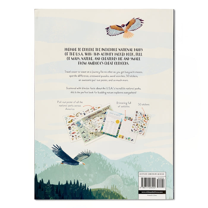 National Parks Of The USA Activity Book