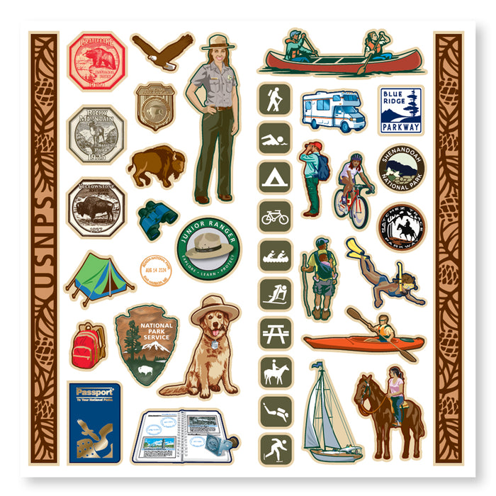 Passport To Your National Parks® Scrapbook Kit Deluxe Edition