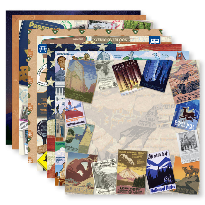 Passport To Your National Parks® Scrapbook Kit Deluxe Edition