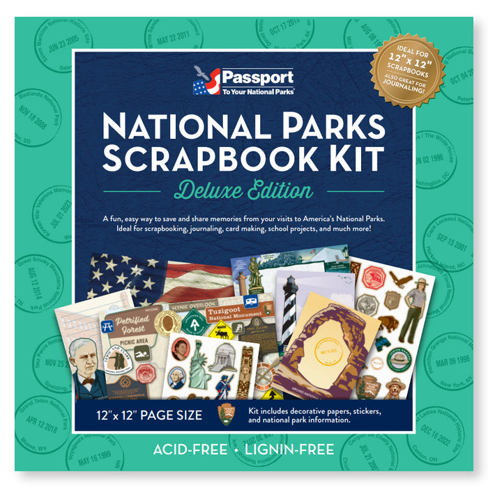 Passport To Your National Parks® Scrapbook Kit Deluxe Edition