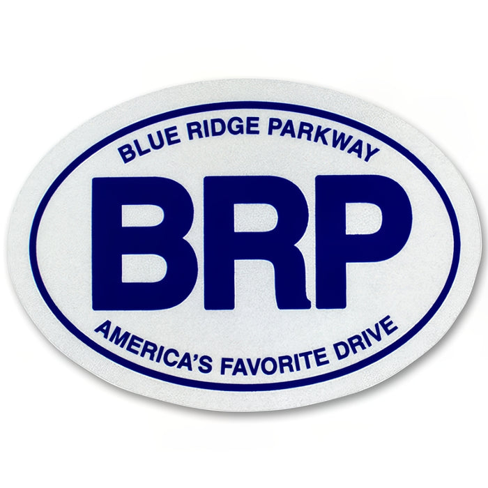 Blue Ridge Parkway Oval "Euro" Decal