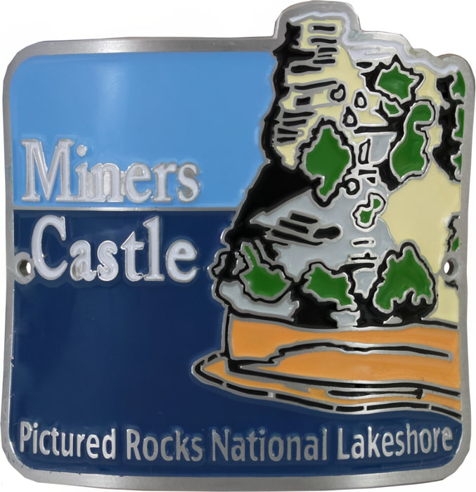 Miners Castle Hiking Stick Medallion