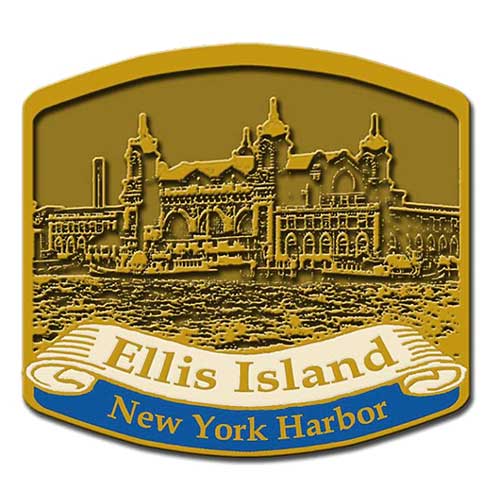 New York Ellis Island Pin