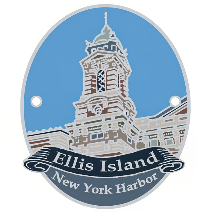 Ellis Island Hiking Stick Medallion