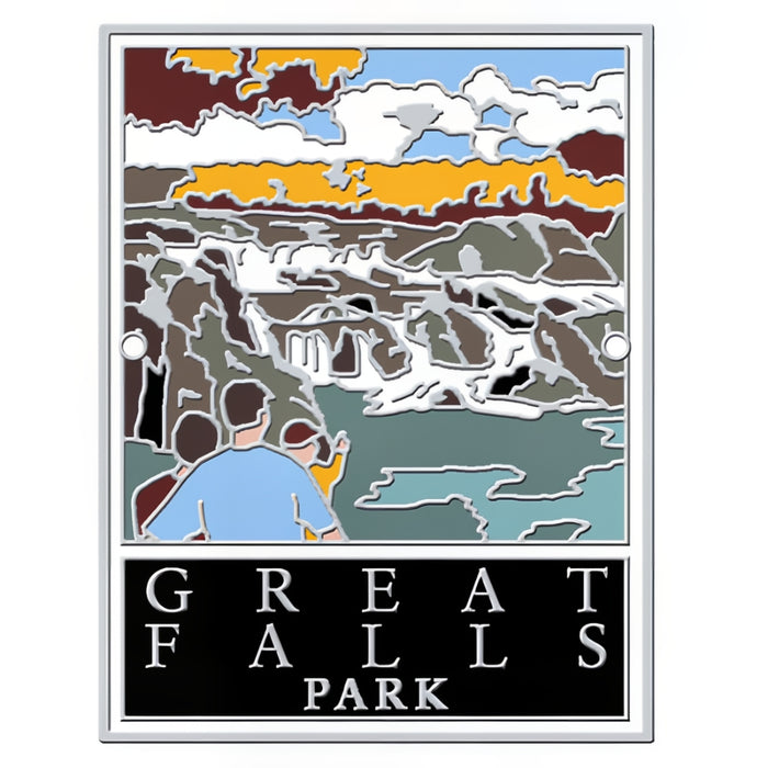Great Falls Park Hiking Stick Medallion