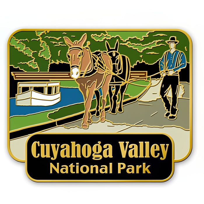Cuyahoga Valley Canal Boat Pin