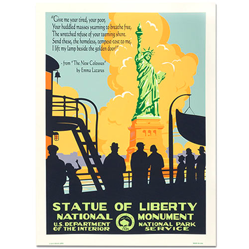 The Statue of Liberty WPA Style Travel Poster