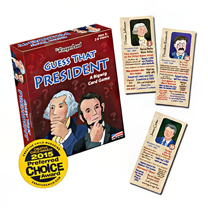 Guess That President Card Game