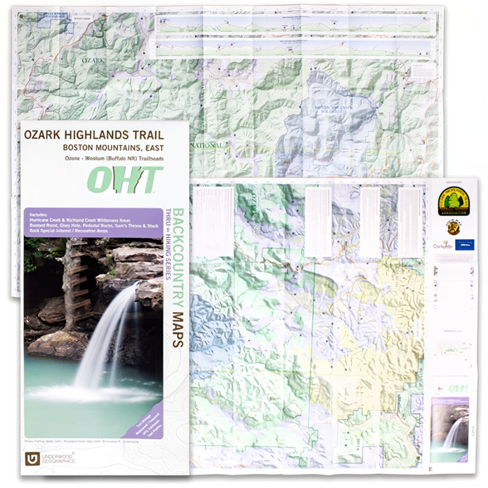Ozark Highlands Trail Boston Mountains East Map