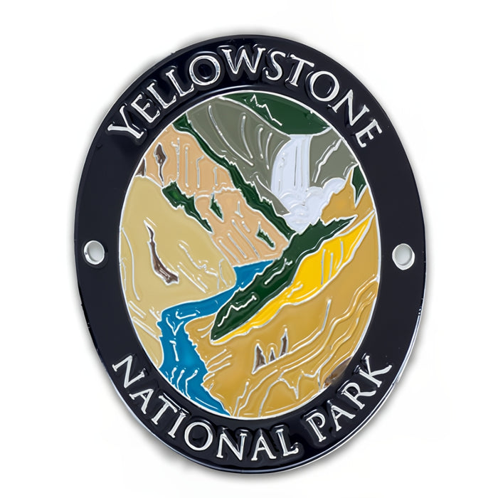 Yellowstone National Park Walking Stick Medallion