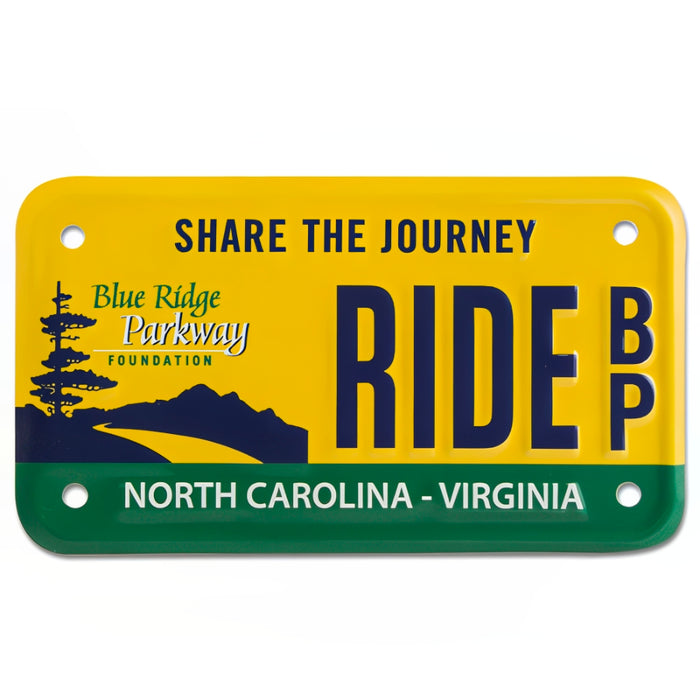 Blue Ridge Parkway Specialty Motorcycle License Plate