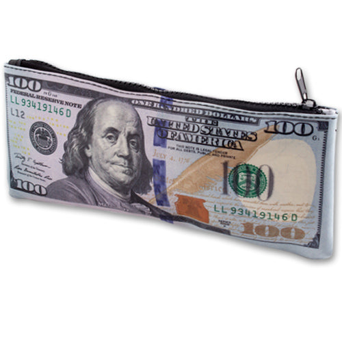 $100 US Banknote Zipper Pouch