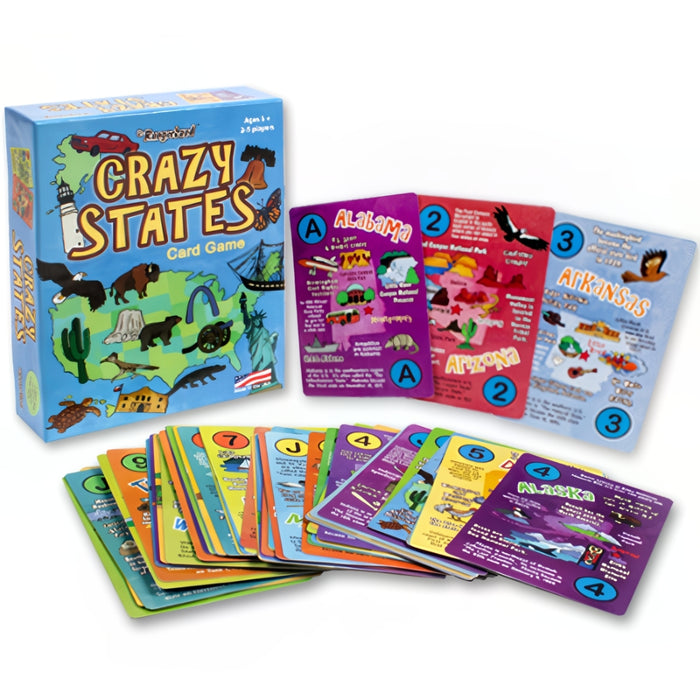Crazy States Card Game