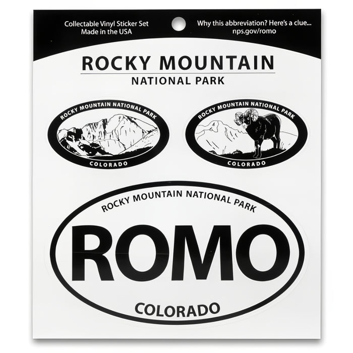 Rocky Mountain National Park Triple Decal