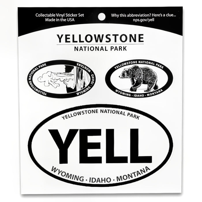 Yellowstone National Park Triple Decal