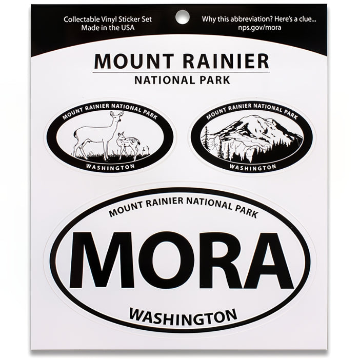 Mount Rainier NP Triple Decal