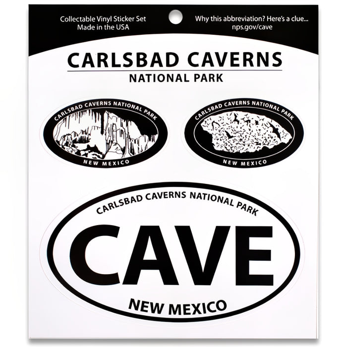Carlsbad Caverns NP Triple Decal