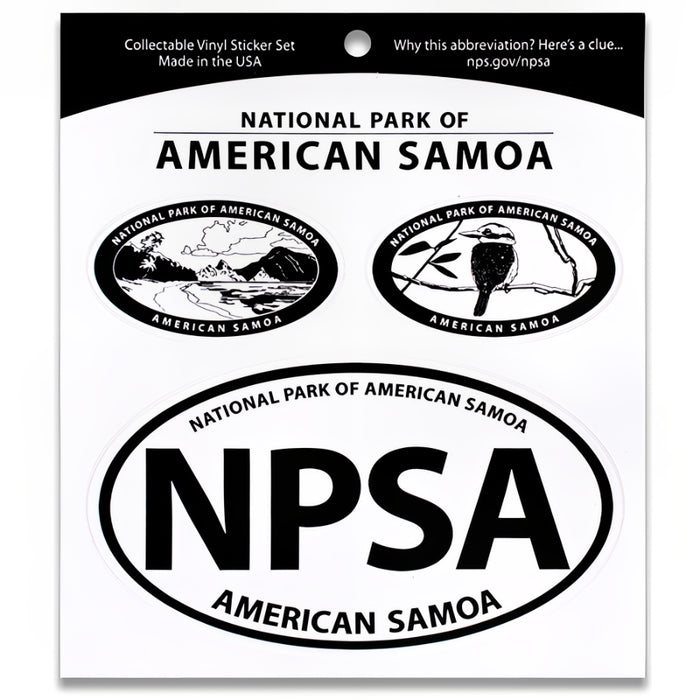 National Park of American Samoa Triple Decal