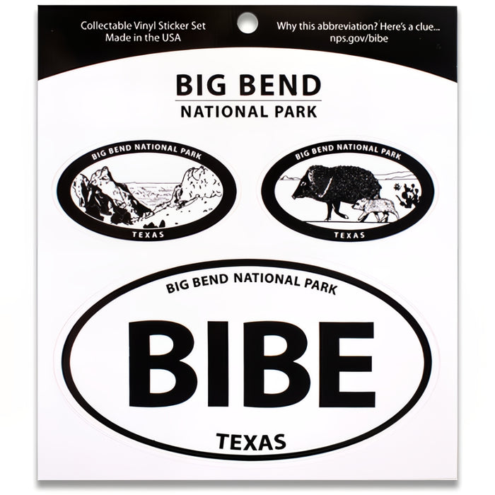 Big Bend NP Triple Decal