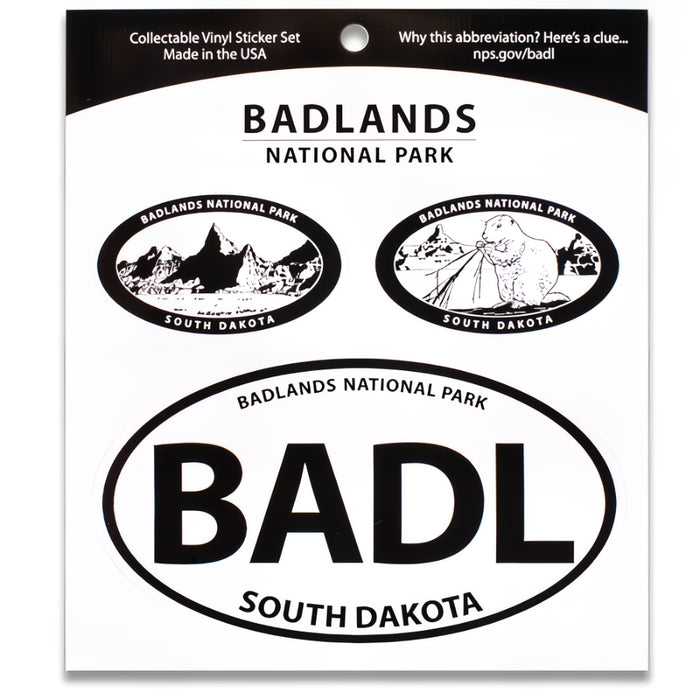 Badlands NP Triple Decal