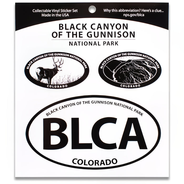 Black Canyon of the Gunnison NP Triple Decal
