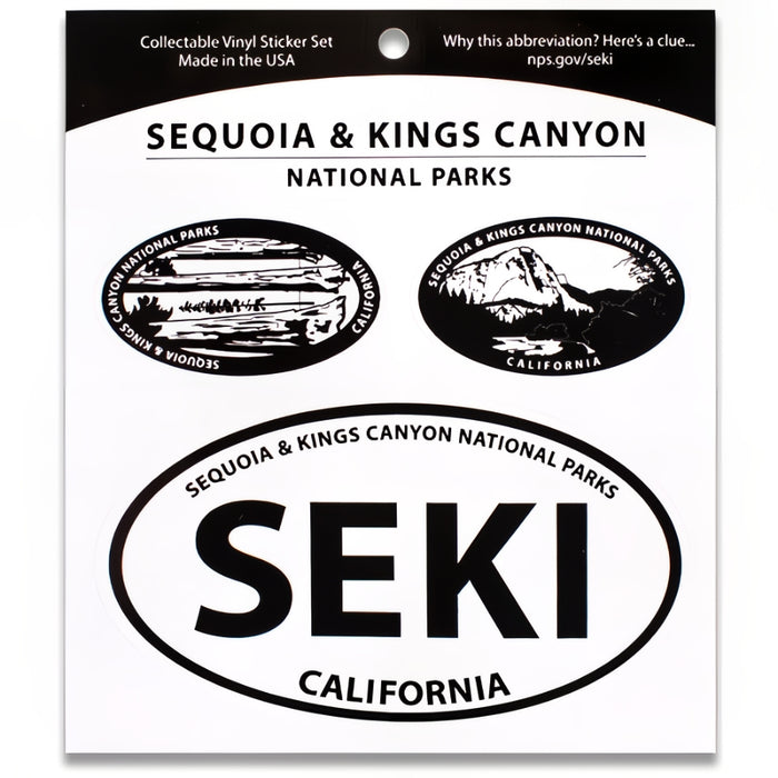 Sequoia & Kings Canyon National Parks Triple Decal