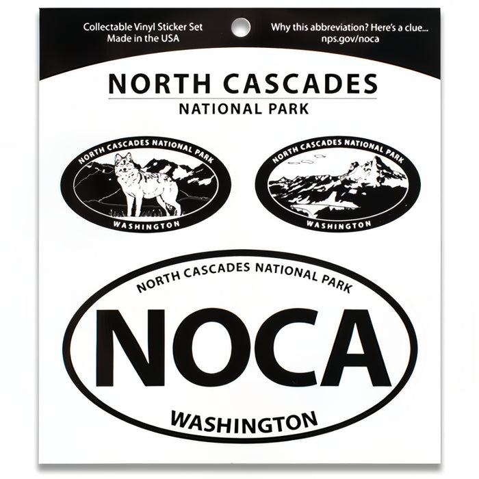 North Cascades NP Triple Decal