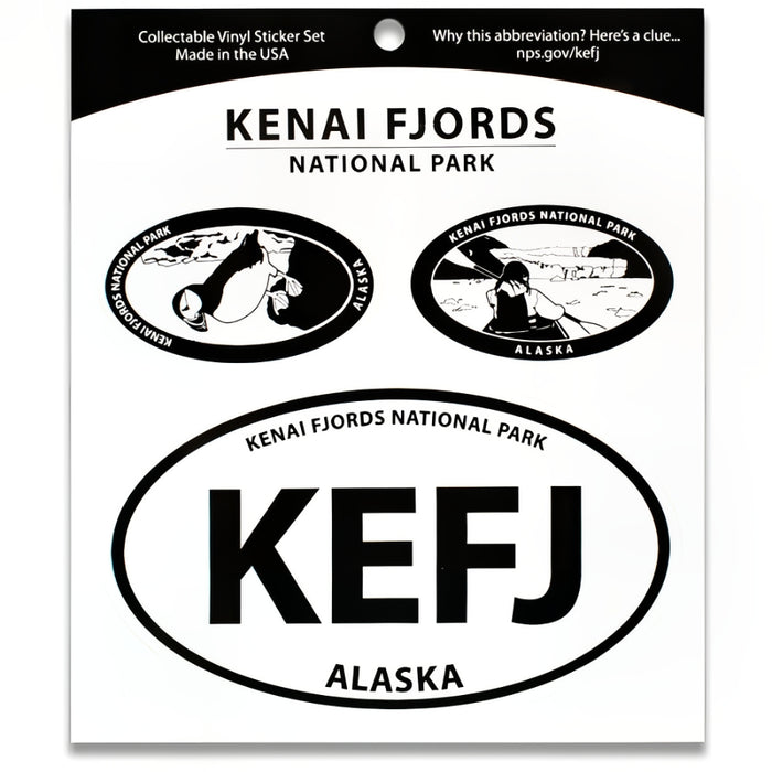 Kenai Fjords NP Triple Decal
