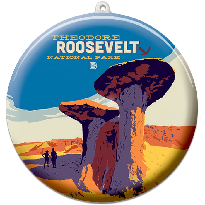 Theodore Roosevelt Suncatcher Ornament