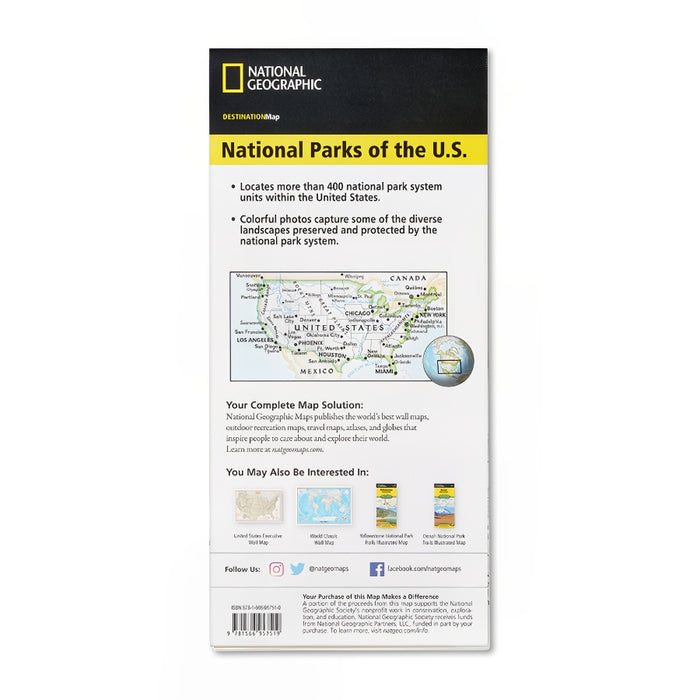 National Parks of America Map