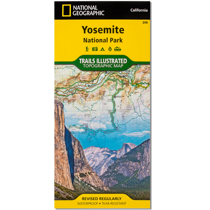 MAP YOSEMITE FOLDED