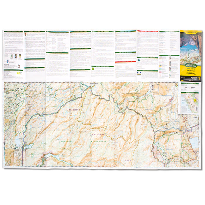 MAP YOSEMITE FOLDED