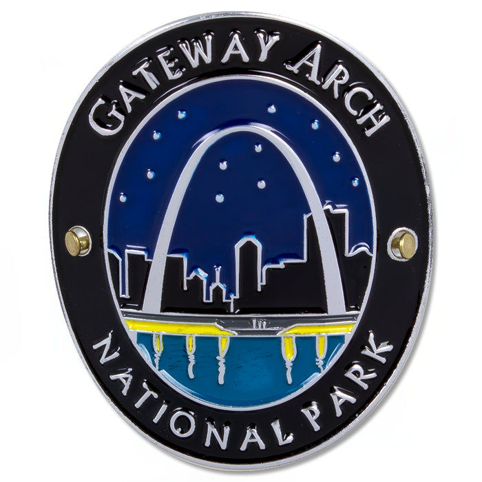 Traveler Series Gateway Arch Hiking Medallion