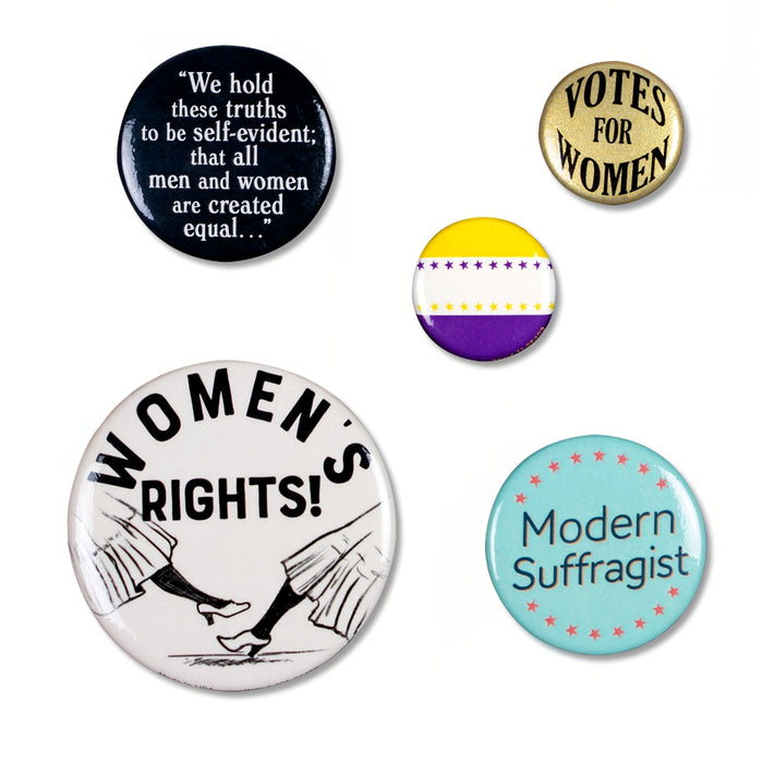 Votes for Women Button Set