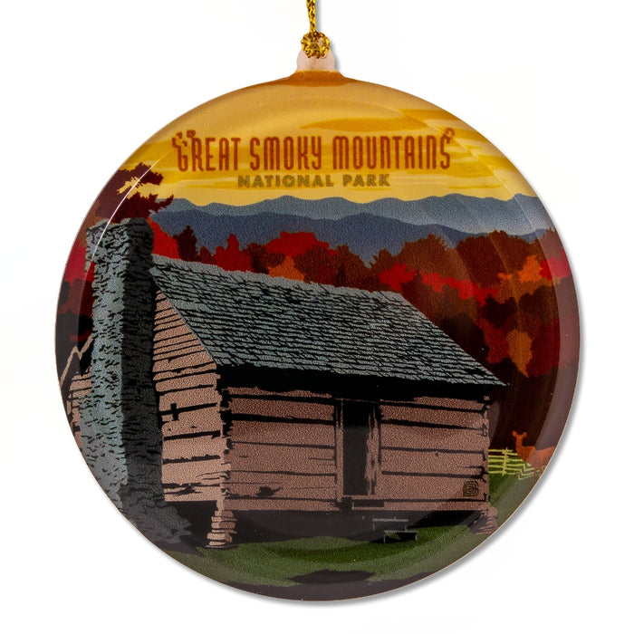 Great Smoky Mountain Cabin Sun Catcher