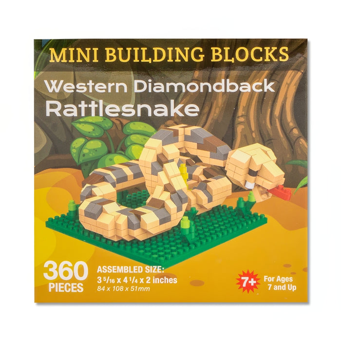 Western Diamondback Rattlesnake Mini Blocks