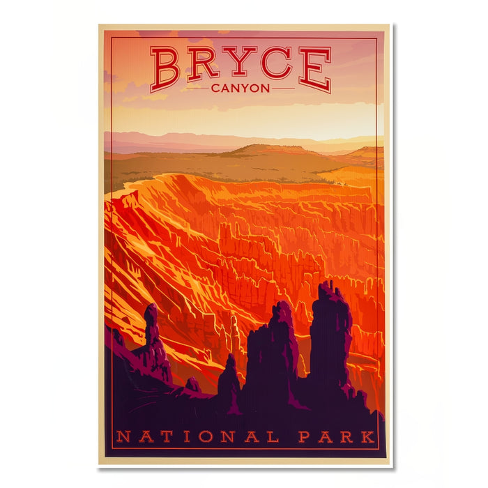 Vintage Bryce Canyon National Park Poster