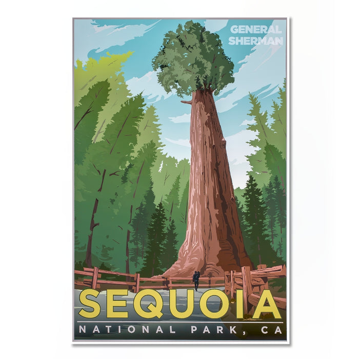 Sequoia National Park Vintage Poster