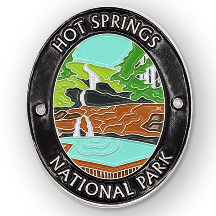 Hot Springs NP Travelers Hiking Medallion