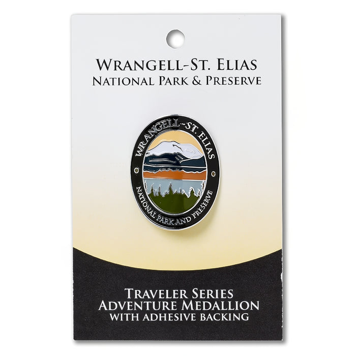 Wrangell-St Elias Travelers Hiking Medallion