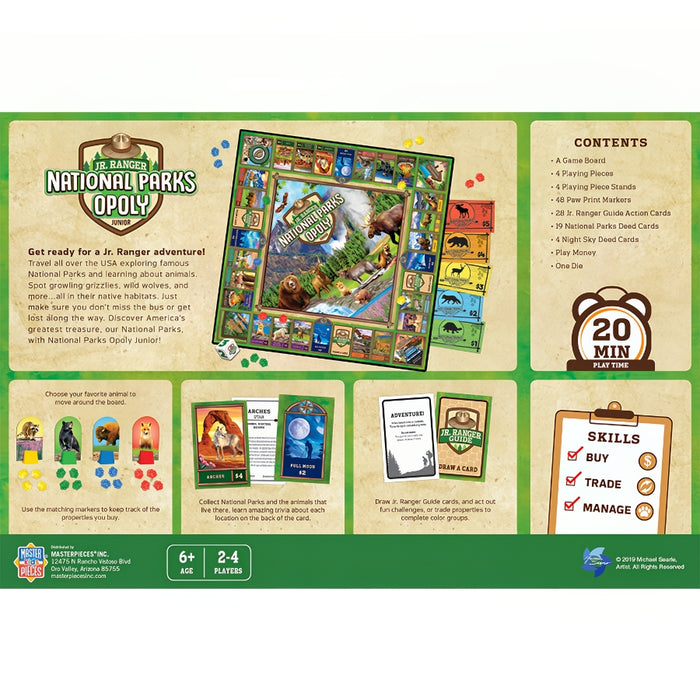Junior Ranger National Parks Opoly