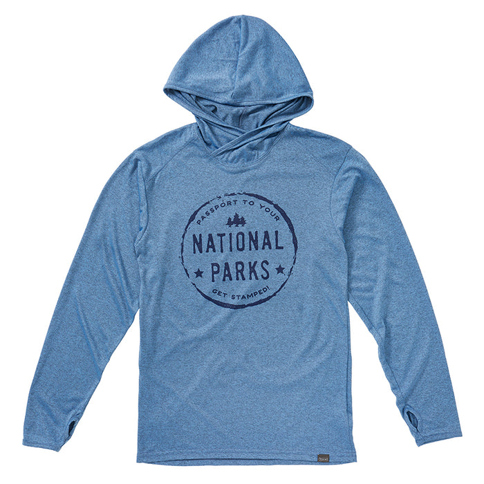 Blue Passport Sun Hoodie
